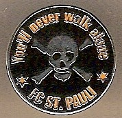 Pin FC St. Pauli Youll never walk alone